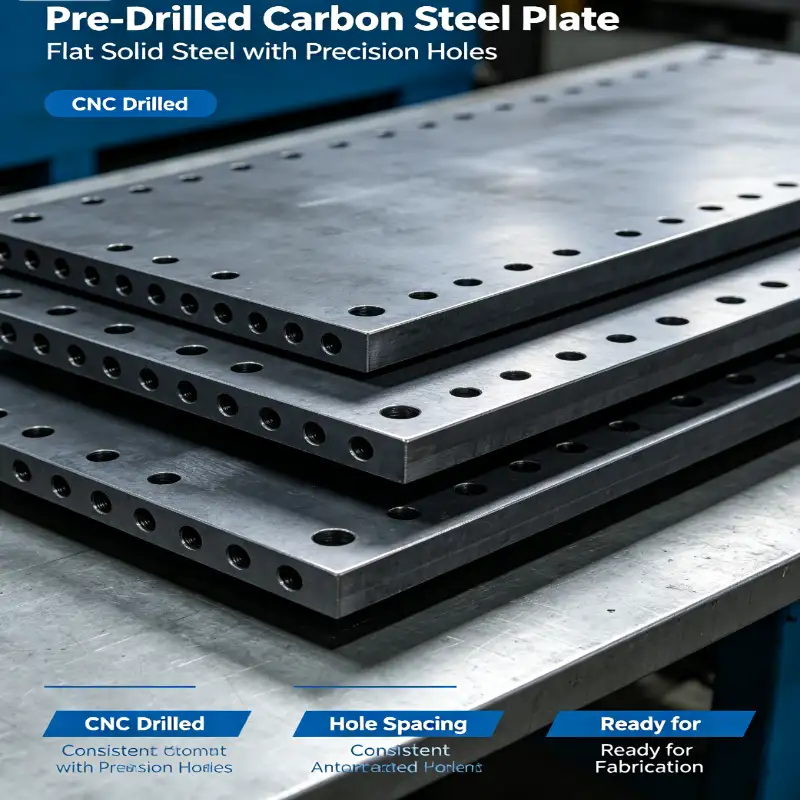 ¿Cómo puede una placa de acero al carbono preperforada mejorar la eficiencia y la precisión en proyectos industriales modernos?
