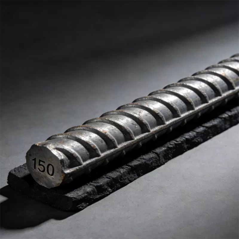 Barra deformada en bobina